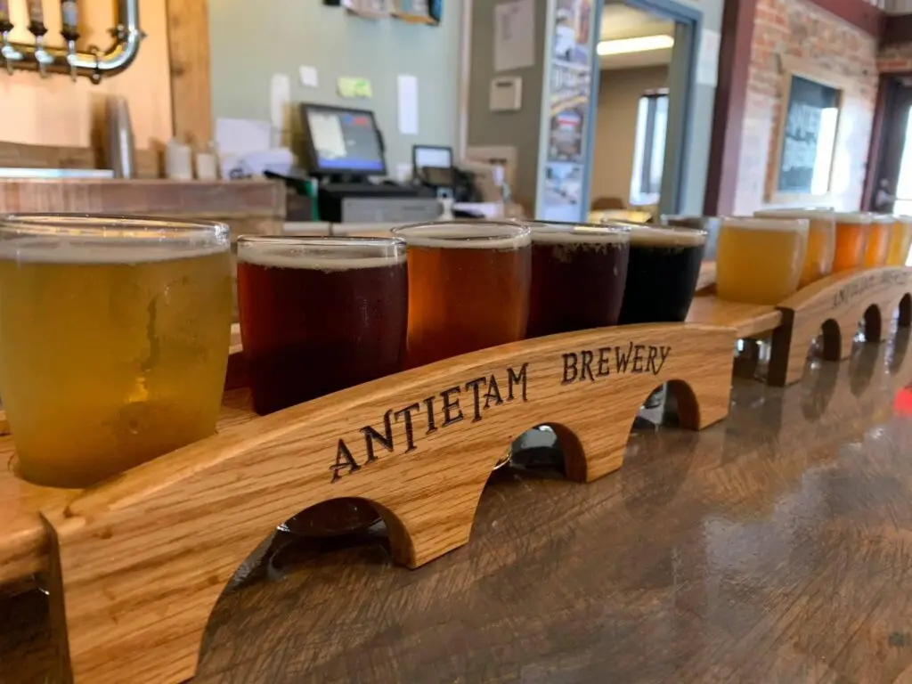 Antietam Brewery Flight