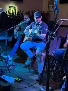 Jonathan Zinn live acoustic music at Antietam Brewery — event flyer